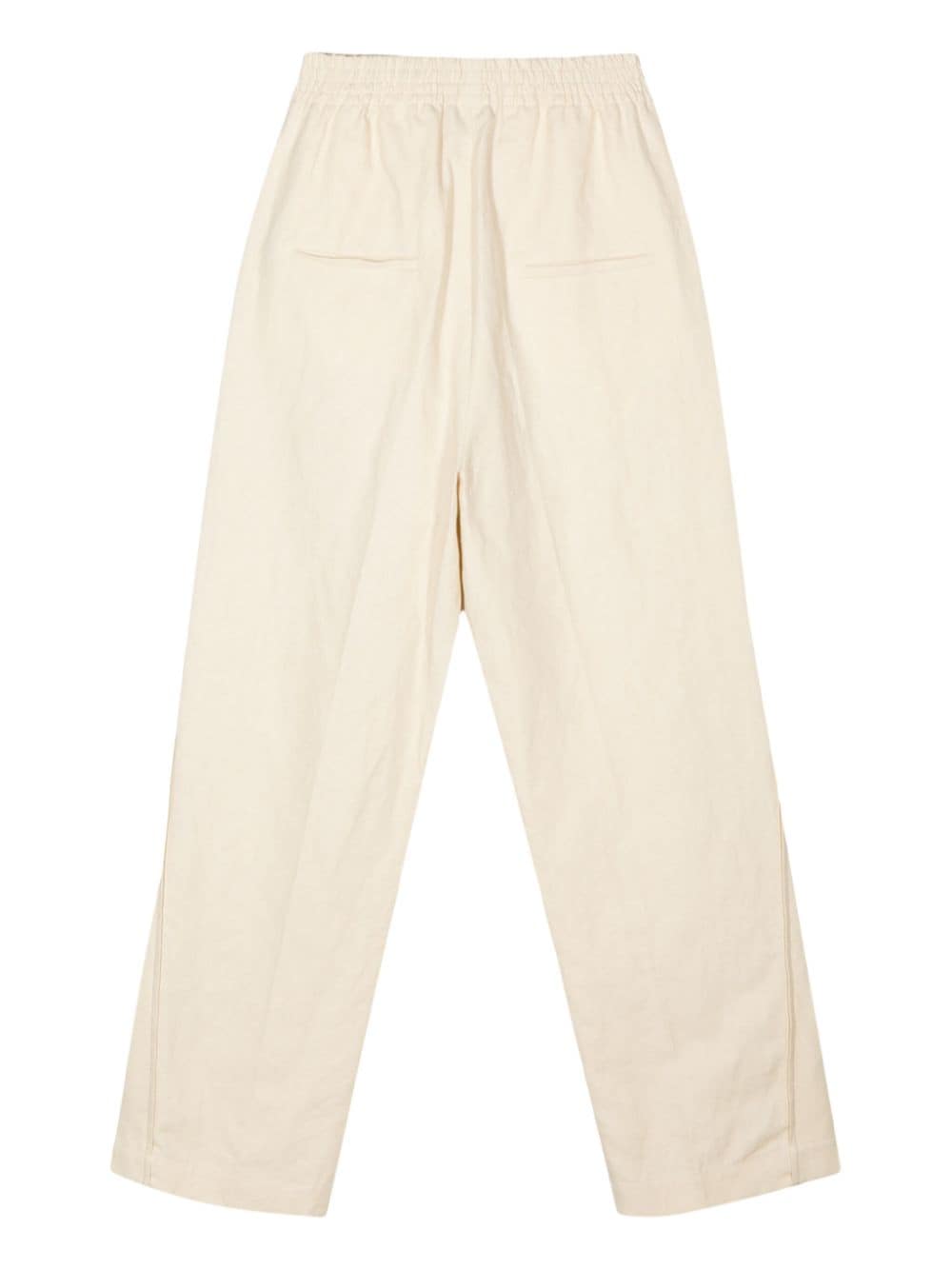 Shop Colville Fred High-waist Loose-cut Trousers In Neutrals