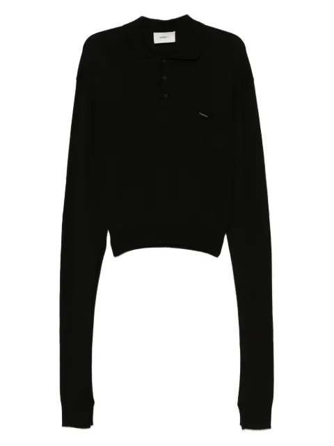Coperni knitted polo top