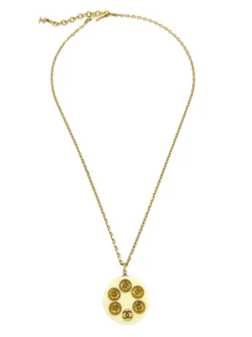 Collier à pendentif logo CC (2003) - CHANEL Pre-Owned - Modalova