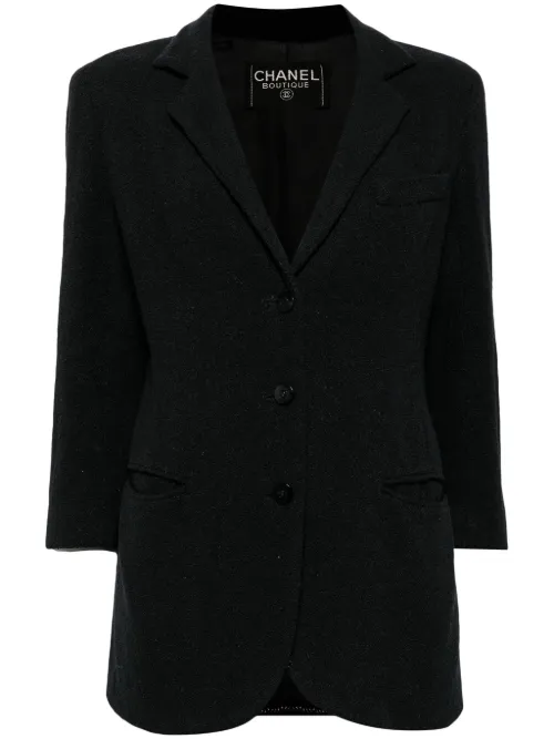Blazer à simple boutonnage (1998) - CHANEL Pre-Owned - Modalova