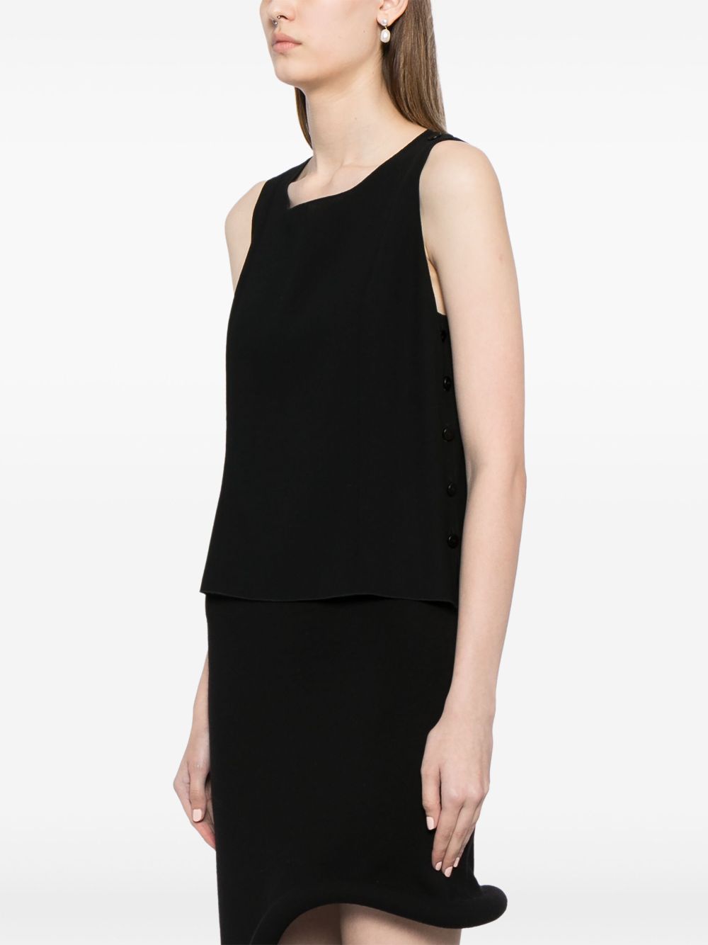 CHANEL 1999 asymmetric wool dress Women