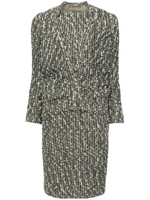 CHANEL Pre-Owned 2004 bouclé dress suit
