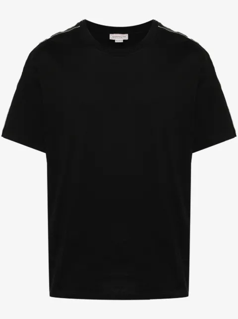 Alexander McQueen logo-trim cotton T-shirt
