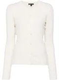 James Perse long-sleeve ribbed-knit cardigan - Neutrals