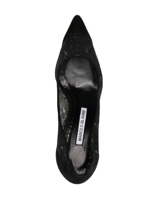 【MANOLO BLAHNIK 】★Sololaria 90mm パンプス Manolo Blahnik Sololaria 90mm パンプス | ブラック | FARFETCH JP