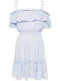 tout a coup off-shoulder dress - Blue