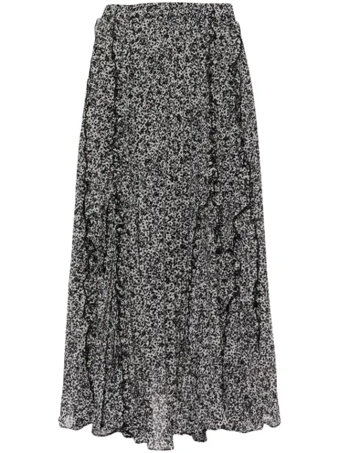 tout a coup falda con estampado de margaritas