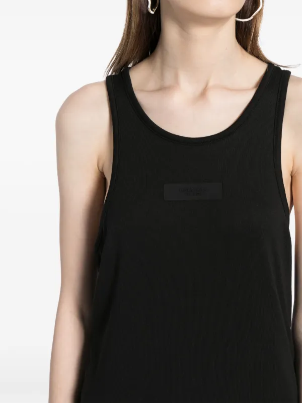 ★FEAR OF GOD★ロゴ リブ タンクトップ FEAR OF GOD フィアオブゴッド fog essentials タンクトップ