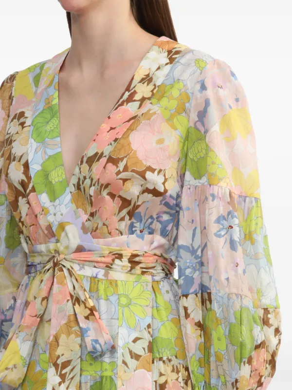 Zimmermann フローラルドレス 新品タグ付き　ロンパース ZIMMERMANN フローラル ミニドレス | ピンク | FARFETCH JP