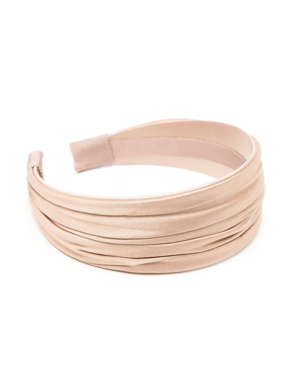 Jennifer Behr Zijden haarband - Beige
