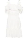 tout a coup off-shoulder dress - White