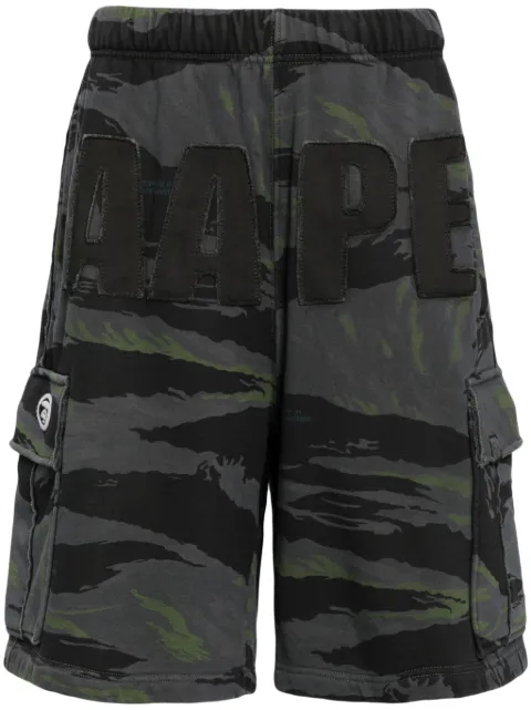 AAPE BY *A BATHING APE logo-patch cargo shorts Men