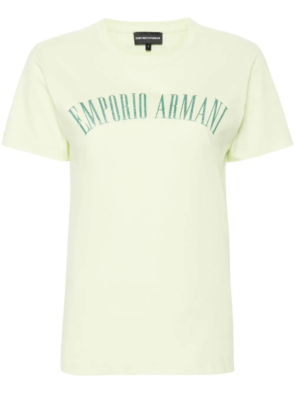 Emporio Armani T-shirt met logoprint Groen