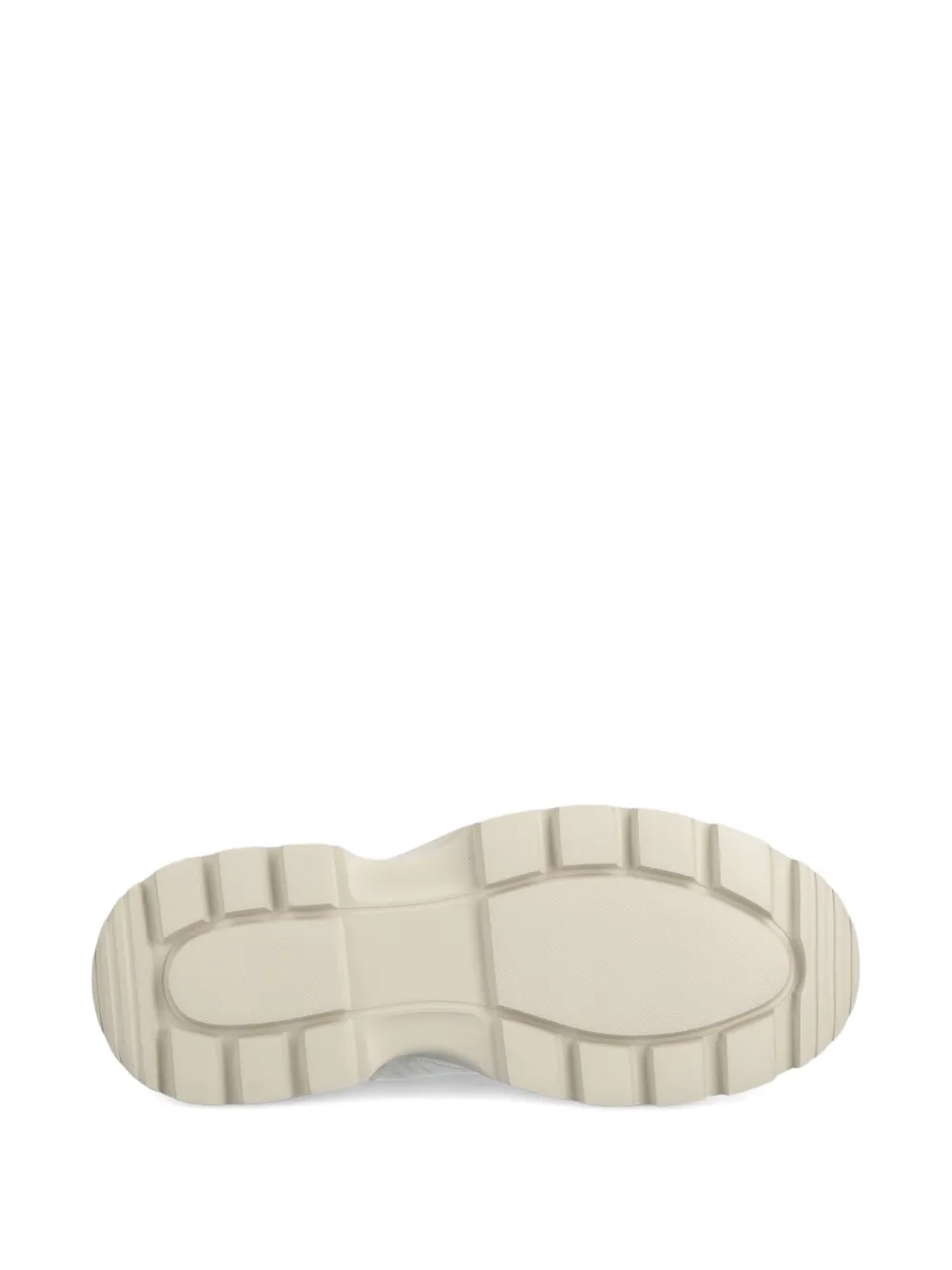 Blauer quilted lace-up boots White