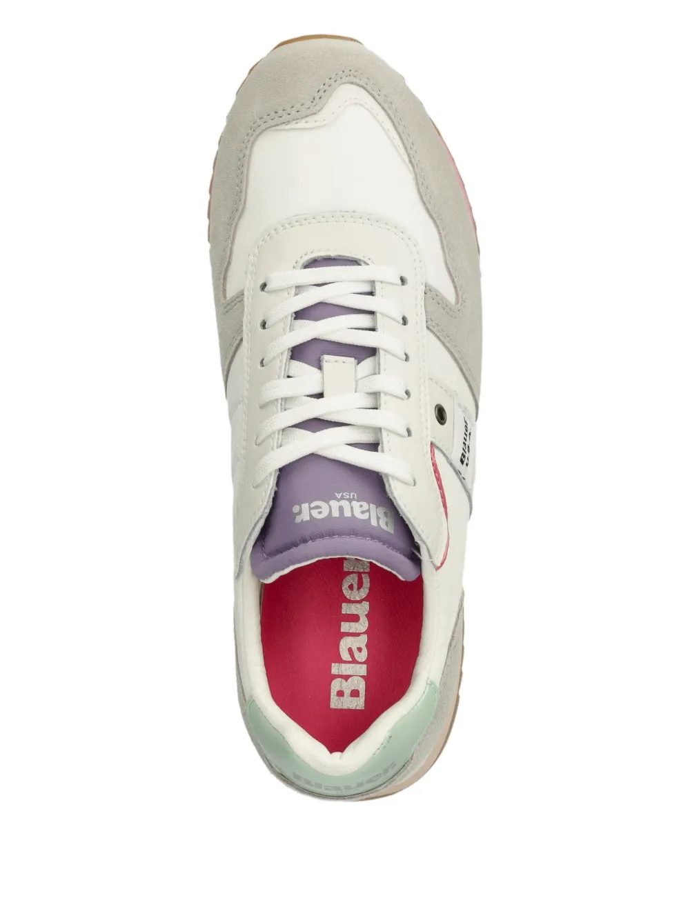 Blauer Melrose panelled sneakers Grey