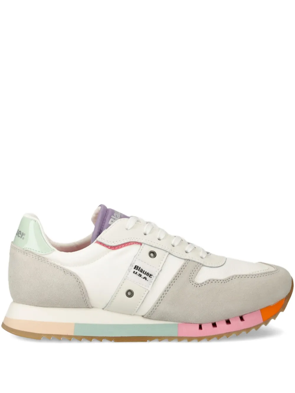 Blauer Melrose panelled sneakers Grey