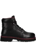 Blauer leather hiking boots - Black