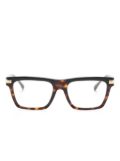 Versace Eyewear square-frame glasses - Brown