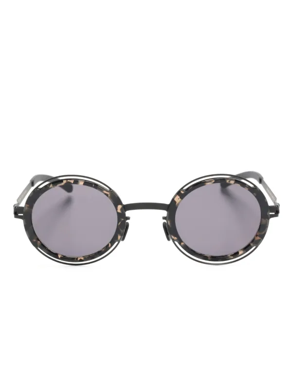 Mykita Pearl ラウンドフレーム サングラス | ブラック | FARFETCH JP