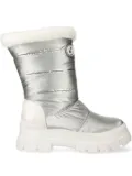 Buffalo quilted boots - Silver