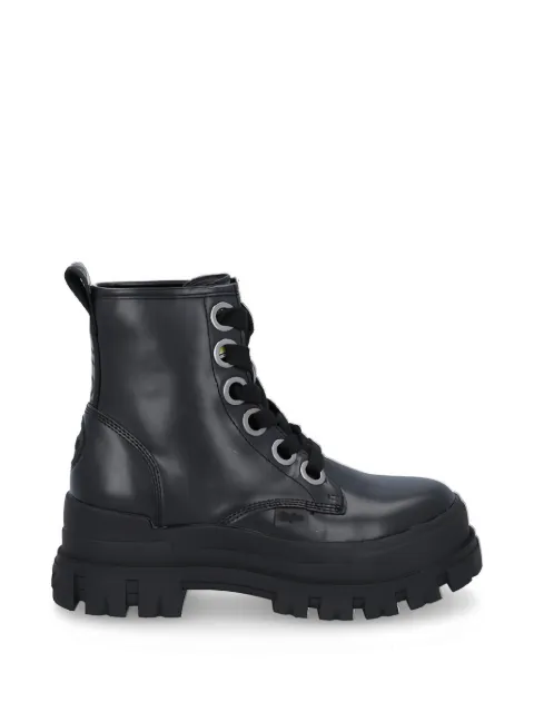 Buffalo eyelet combat boots
