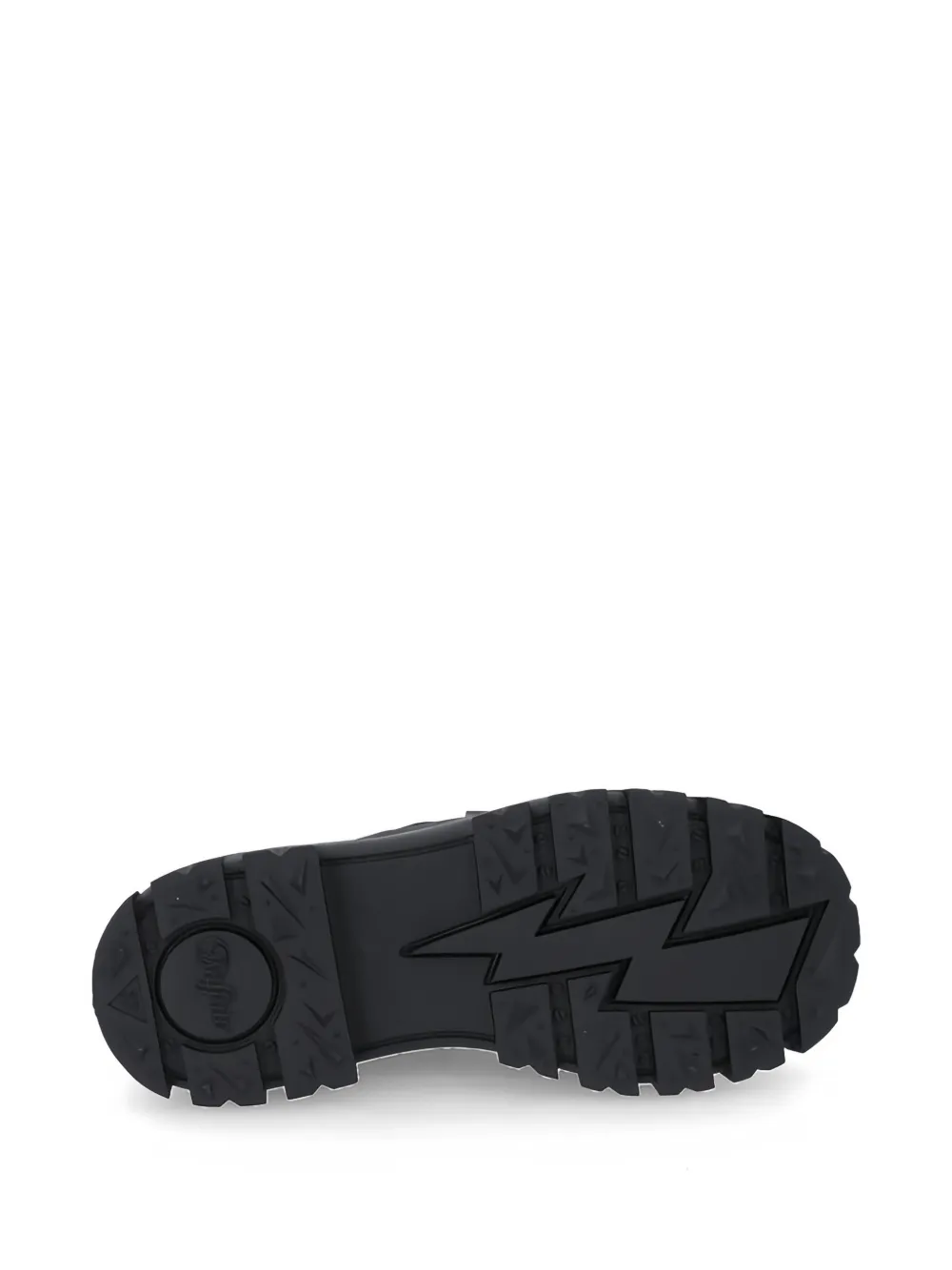 Buffalo Combat boots met ringlets Zwart