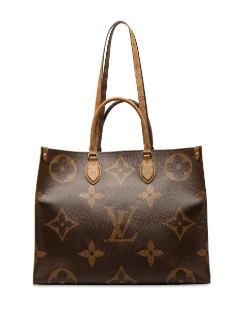 Louis Vuitton Pre-Owned 2019 Monogram Reverse Giant OnTheGo GM satchel WOMEN