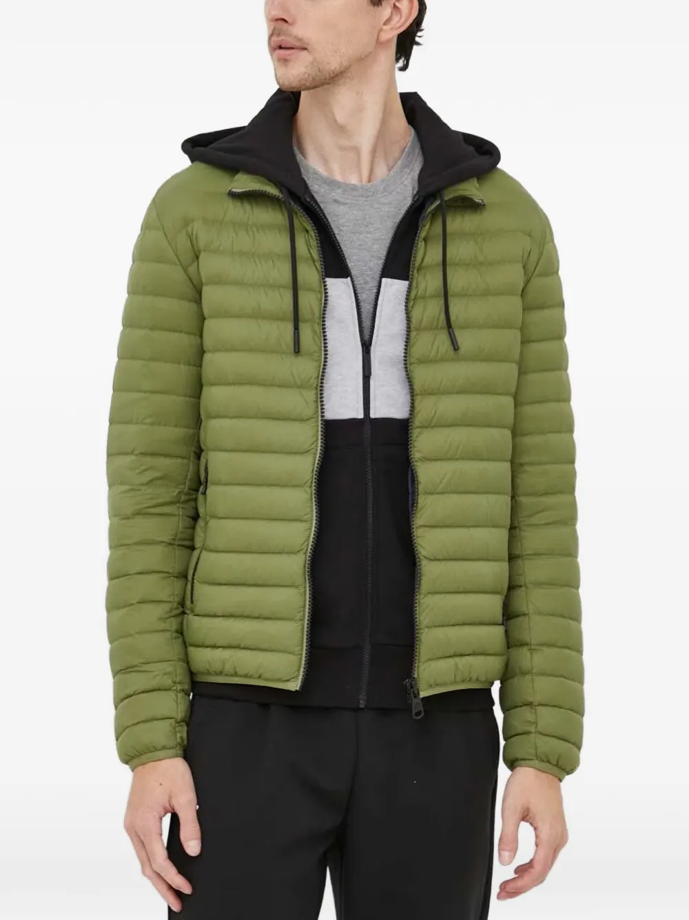  Colmar Hooded Quilted Jacket - Green 