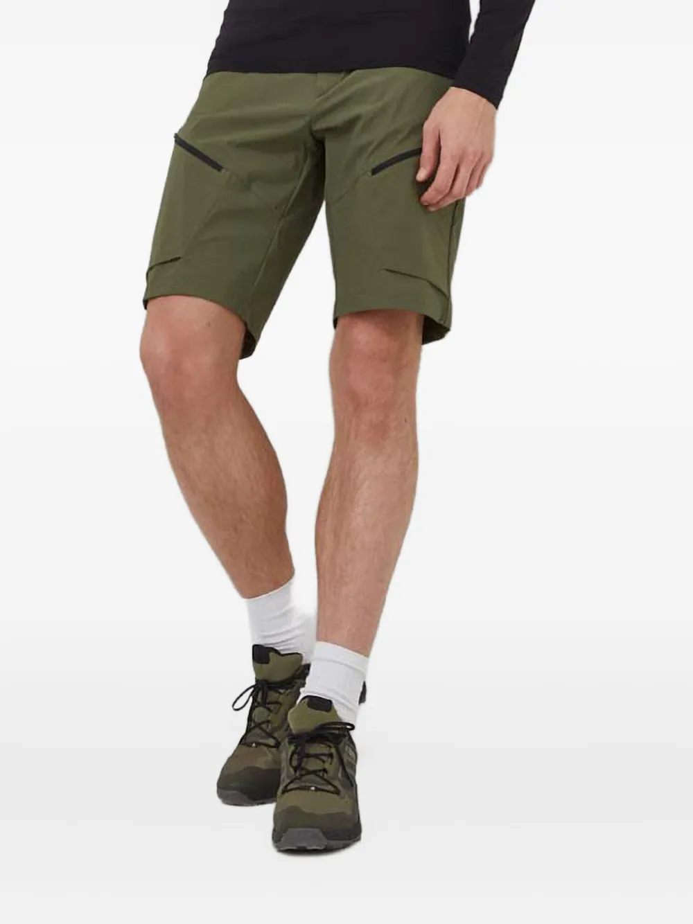 Colmar logo-print shorts | Green | Image 1
