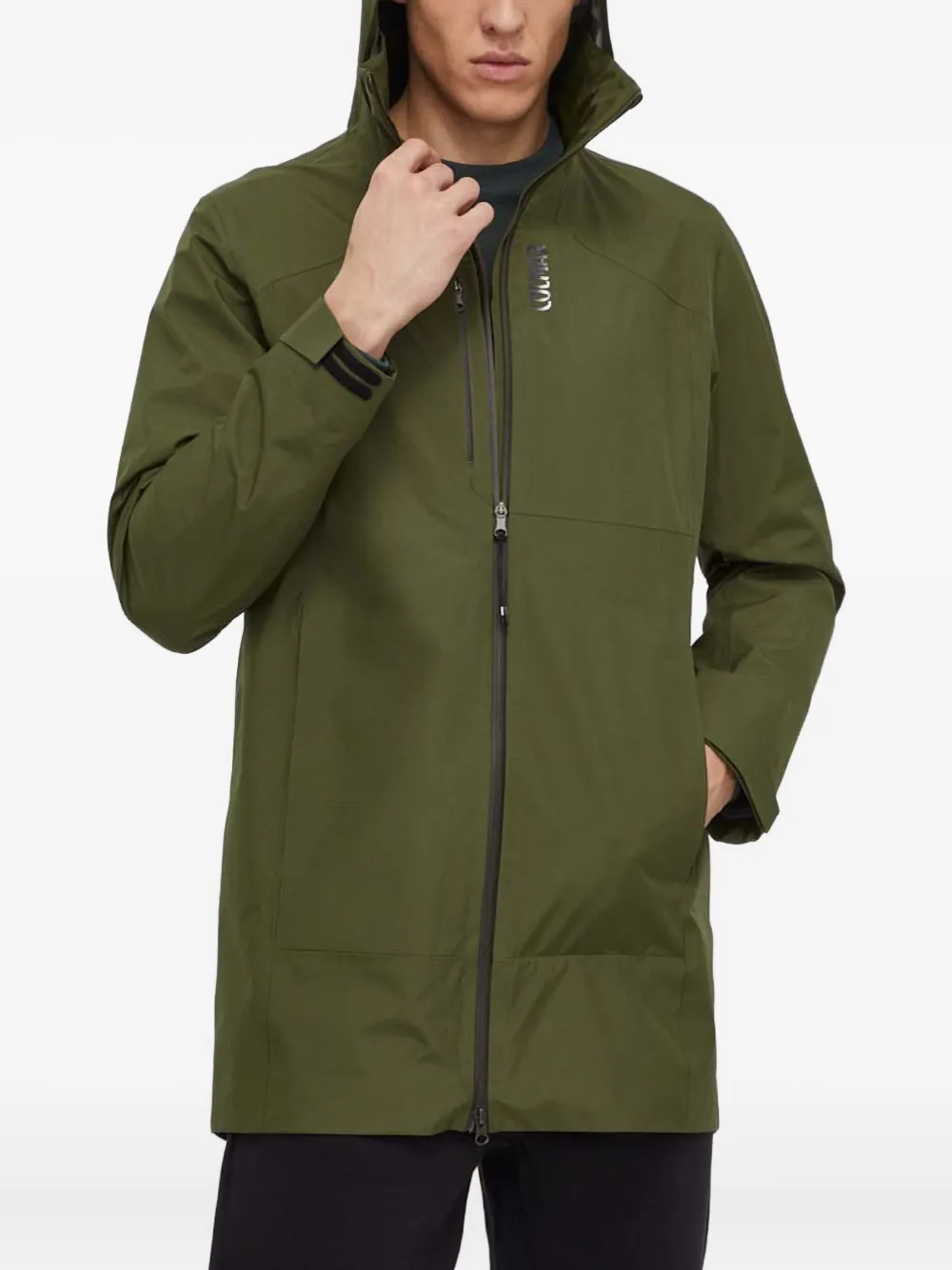 Colmar Zip-up Hooded Jacket In Green