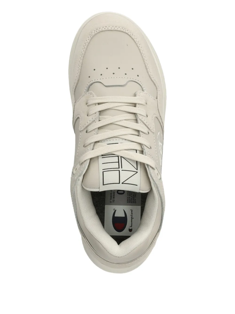 Champion Sneakers met plateauzool en logodetail Beige