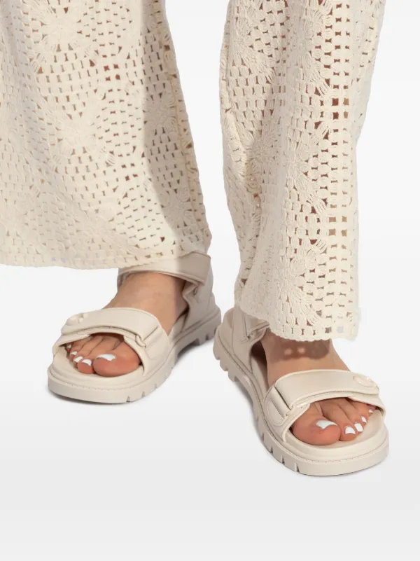 Coach Brynn Leather Sandals | Neutrals | FARFETCH
