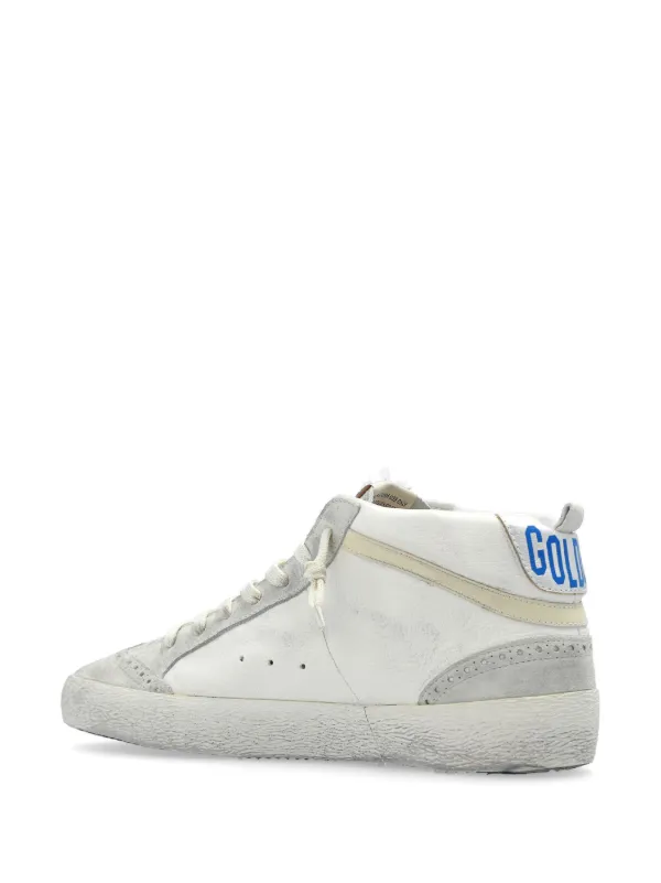 Golden Goose Mid Star distressed effect Sneakers Grey FARFETCH CA