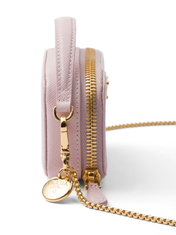 Prada Saffiano Leather Mini Bag Pink FARFETCH AU