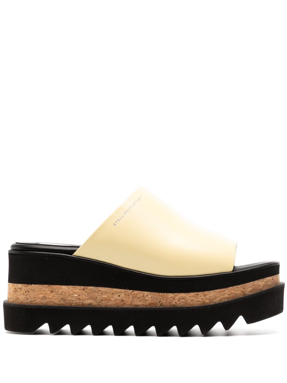 Stella McCartney Sneak-Elyse platform mules Yellow