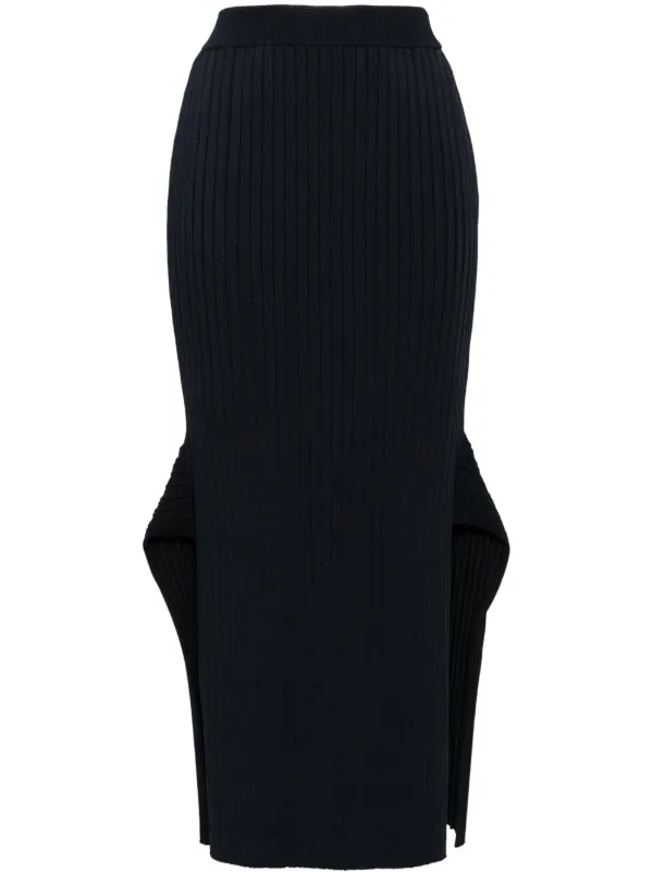 STELLA McCARTNEY ブラック フレアスカート 34