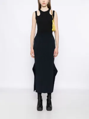 【ステラマッカートニー】変形プリーツ×フリルデザイン スカート 36 ステラマッカートニー STELLA MCCARTNEY スカート