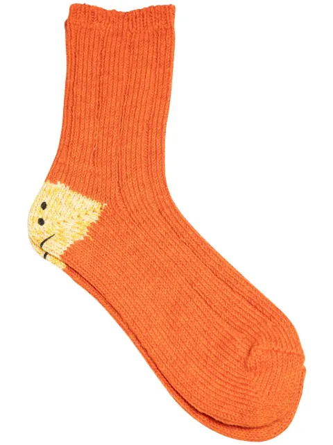 KAPITAL calcetines Rainbowy Happy Heel