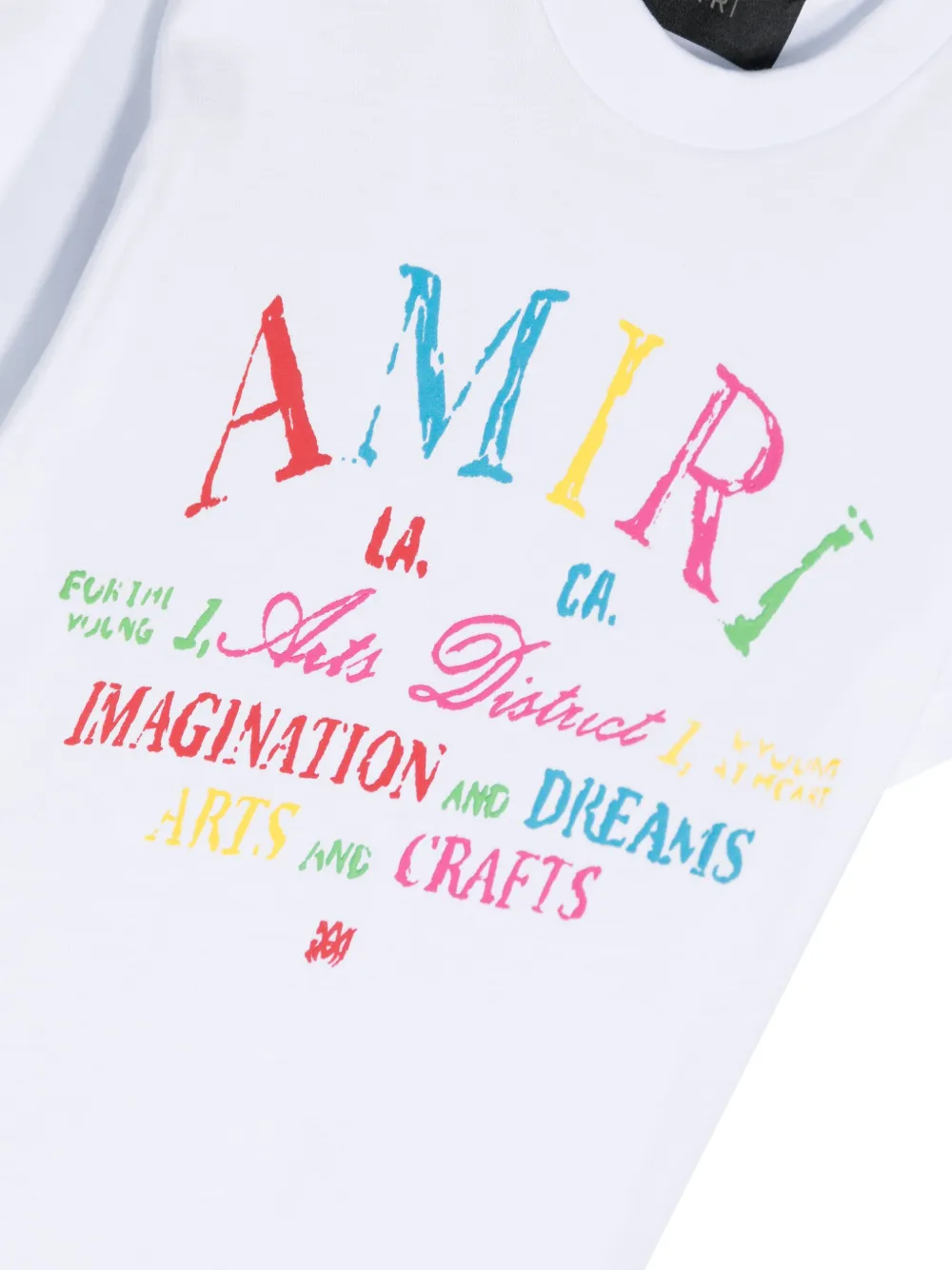 Amiri Arts District Cotton T-shirt In 白色