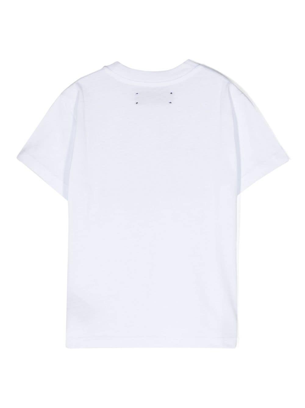 AMIRI KIDS Katoenen T-shirt met print - Wit