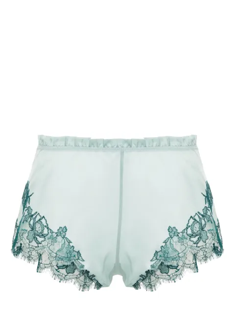 Carine Gilson lace-trim silk pyjama shorts