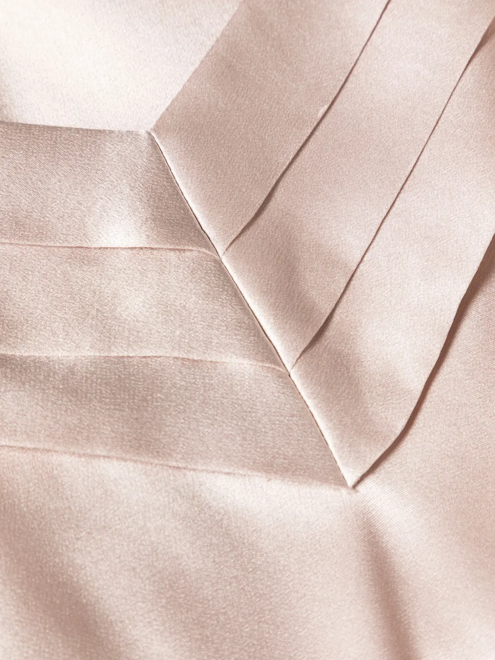 Carine Gilson Zijden jurk met geplooid detail Roze