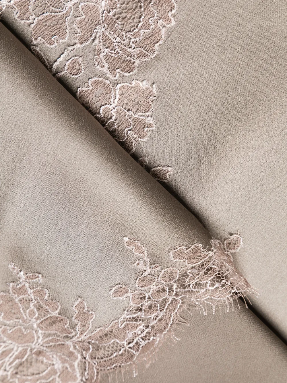 Carine Gilson Tuniek met kant Grijs