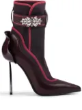 Le Silla Snorkeling 120mm ankle boots - Red