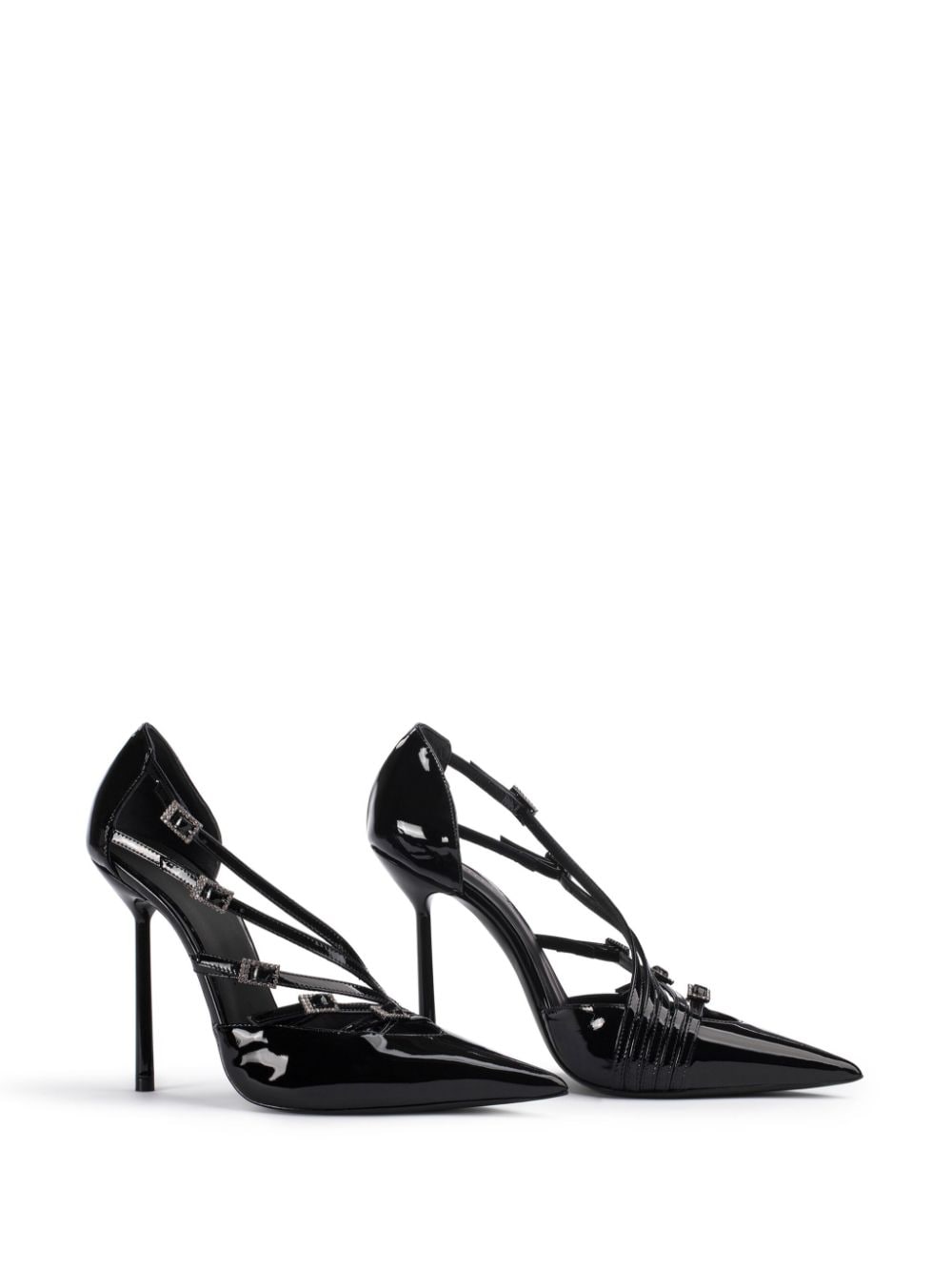 Le Silla Scarlet 120mm leather pumps - Zwart