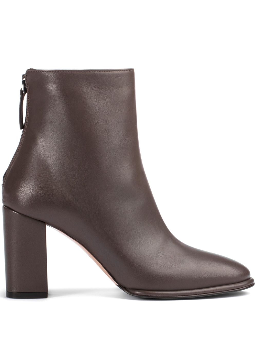 Le Silla Elsa 90mm leather ankle boots Brown