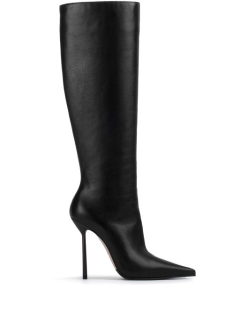 Le Silla Bella 120mm pointed-toe leather boots Women