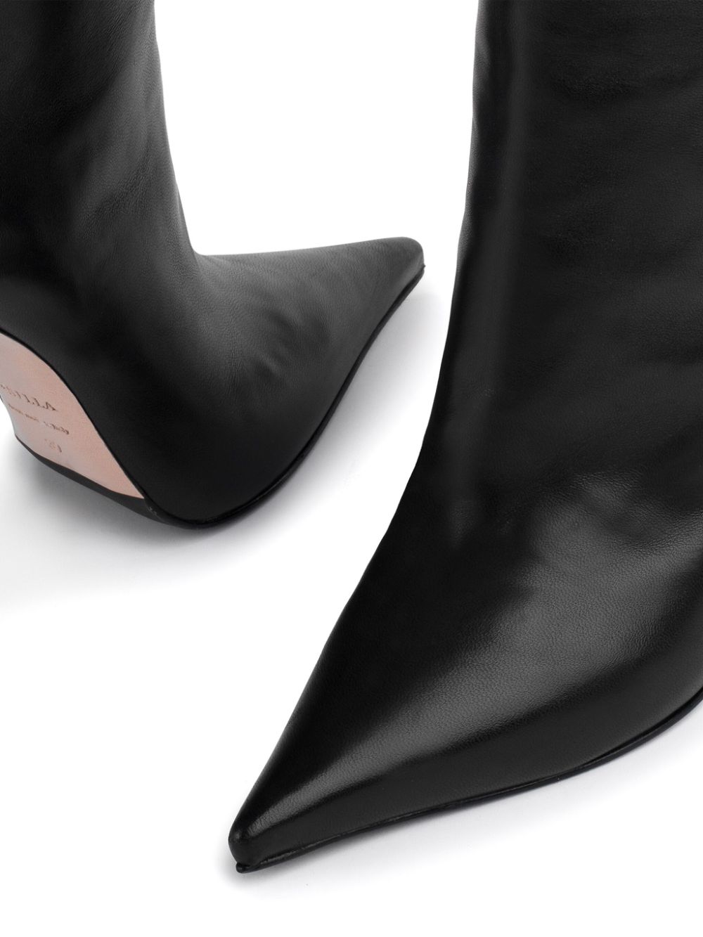 Le Silla Bella 120mm pointed-toe leather boots Women