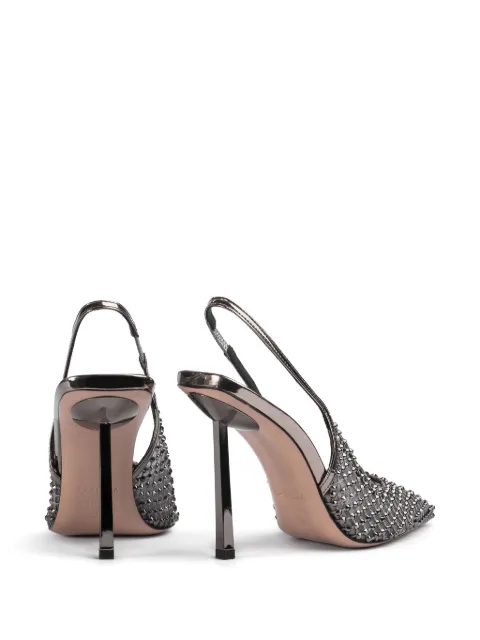 Le Silla Gilda 80mm slingback pumps 2299U090G3PPSTE922 - 2