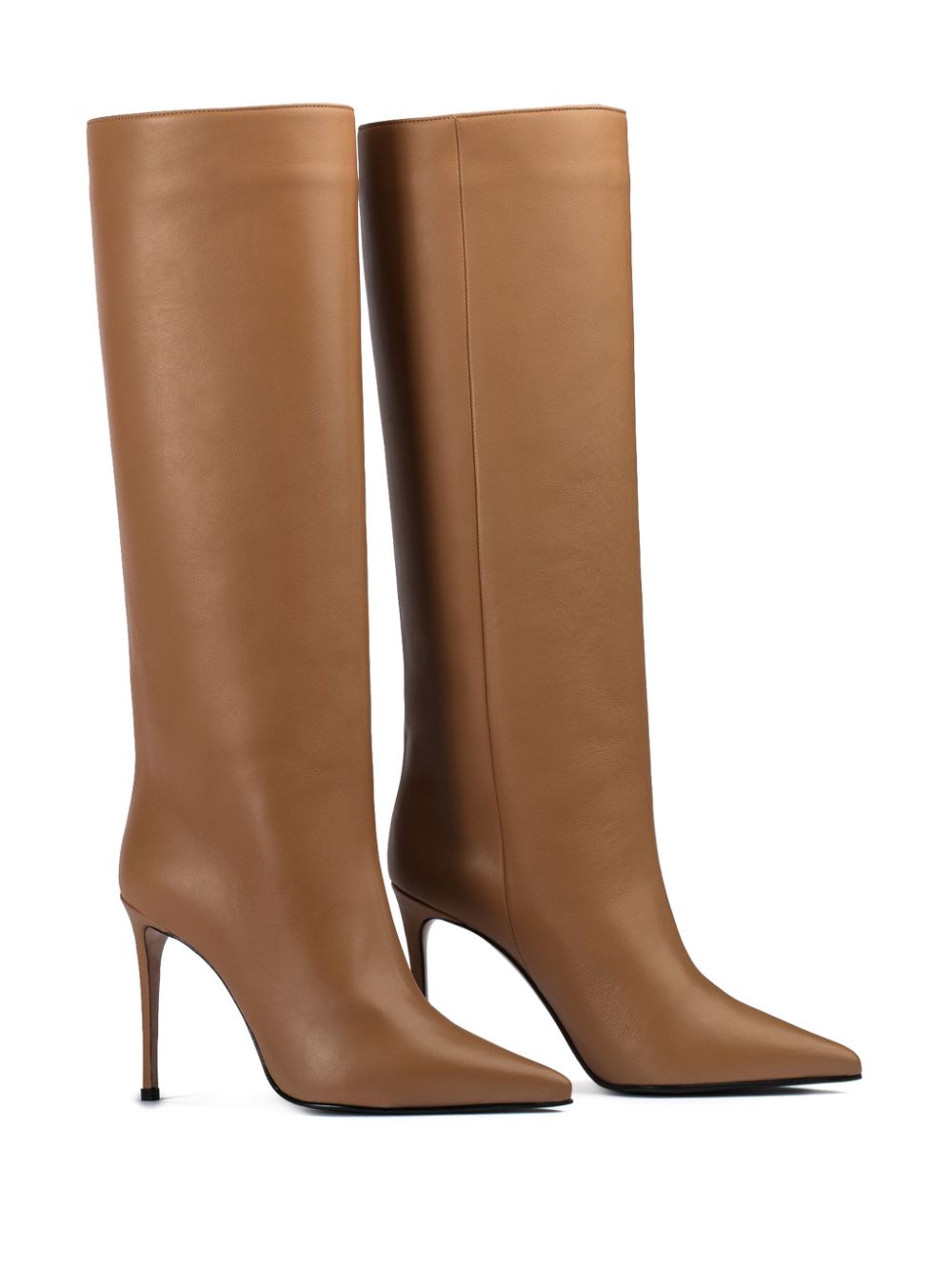 Shop Le Silla Eva Boots In Brown